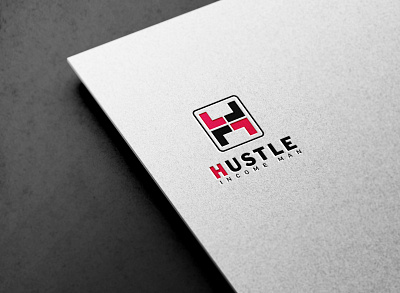 Hustle Income Man app branding design graphic design illustration logo typography vector