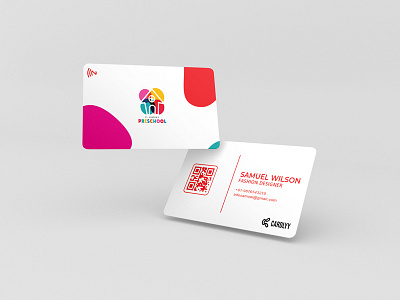 Play School Business Cards app branding design graphic design illustration logo typography ui ux vector