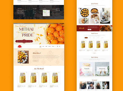 Sweet Website Concept app branding design graphic design illustration logo typography ui ux vector