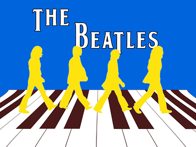 The Beatles art design graphic design illustration logo typography vector