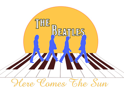 The Beatles art branding design graphic design illustration logo typography ui ux vector