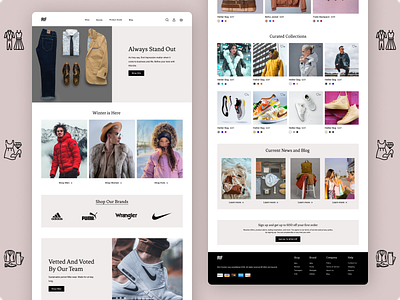 Fashion Landing Page For Startup