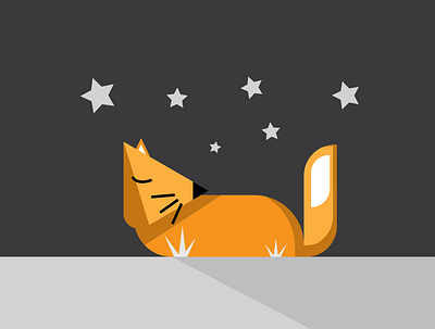 Fox illustration digital product fox illustration graphic design illustration
