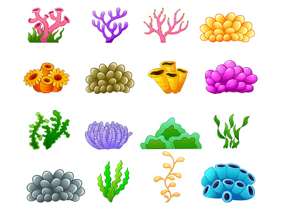 Sea plant design graphic design icon illustration vector