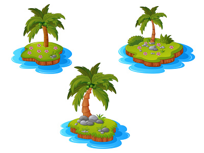 Little island design graphic design icon illustration vector