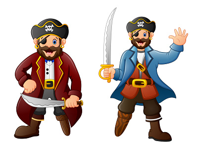 Hello pirates design graphic design icon illustration vector