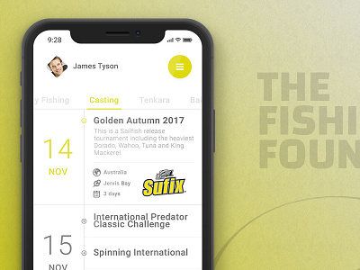 Fishing Tournaments App