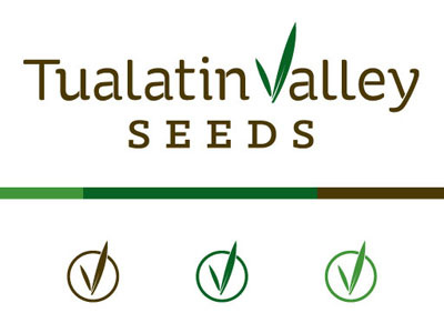 Tualatin Valley Seeds grass grass seed logo