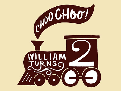Choo Choo Invites birthday illustration invitations invites party train
