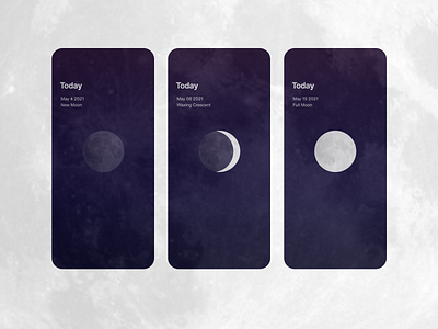 Absolut Random Design W10 design mobile moon ui