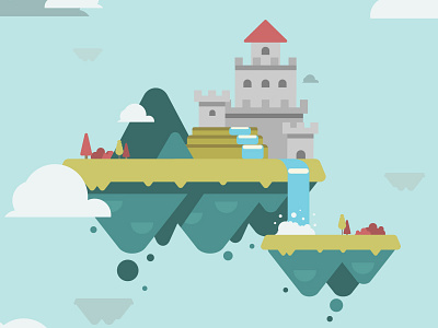 Floating Castle Vector Experiments