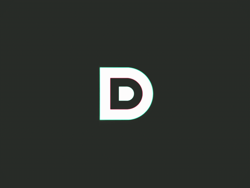 New Logo animated animation brand david dodge gif high fives logo design motion design personal