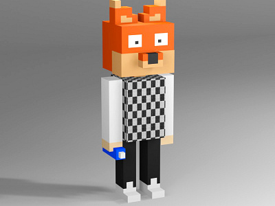 3D NFT Collection: Voxel Character #3 3d animation card collectibles nft nft creator nft designer nftart nftartist nftdesigner nfts