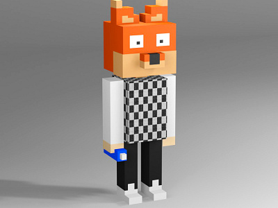 3D NFT Collection: Voxel Character #3
