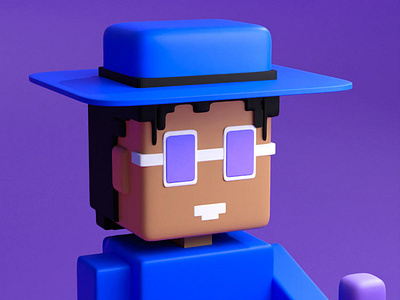 3D NFT Collection: Smooth Voxel Art Characters voxel artist