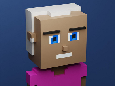 3D NFT Collection Design: Voxel Avatars #3