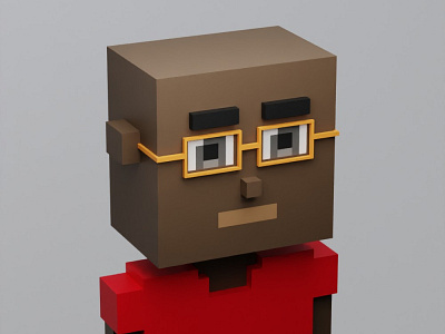 3D NFT Collection Design: Voxel Avatars #4 3d nft 3dvoxel collectibles nft nft collection nft designer nftart nftartist nfts voxel voxel art voxel artist