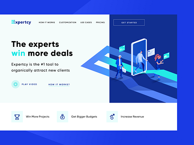 Expertcy Landing Page Concept