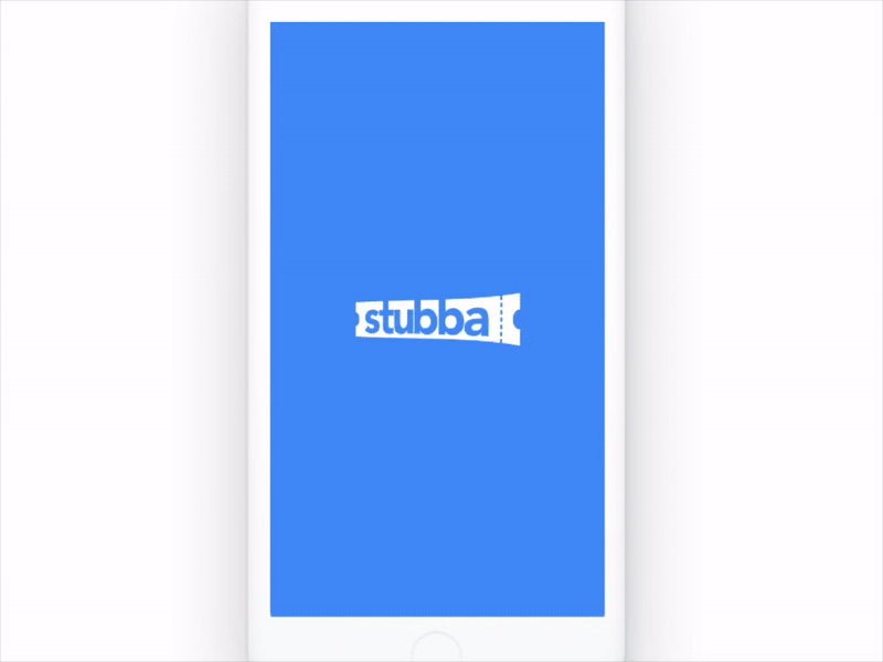 Stubba Attendee App animation app attendee barcode ios stubba