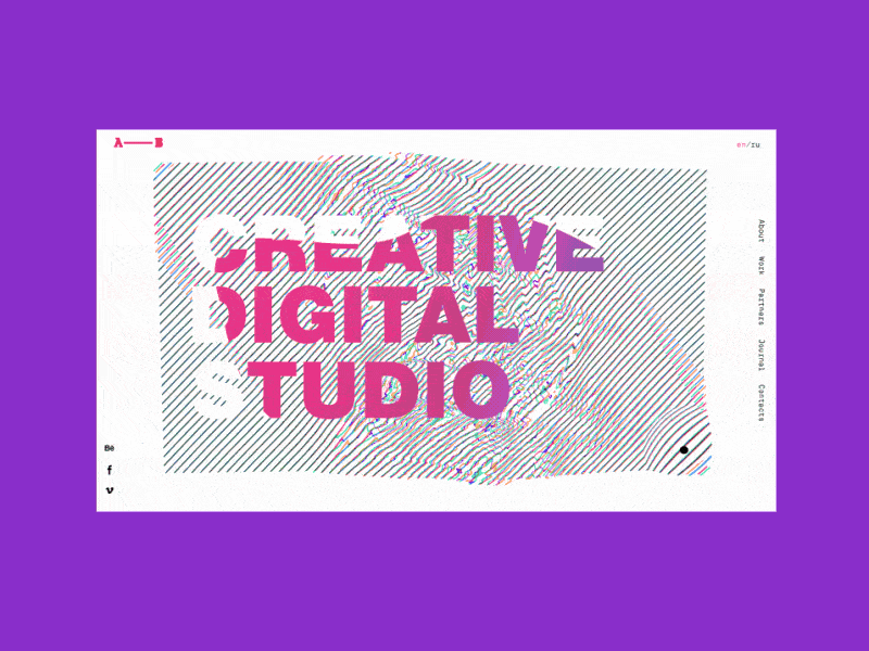 Concept of interaction animation 3d agence animation bogomazovart cinema4d creative digital motion site uiux web webdesign