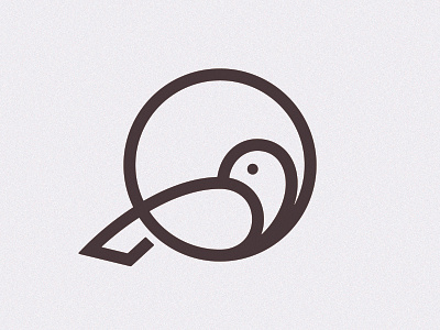 Bird Version 3 bird line logo mark simbol