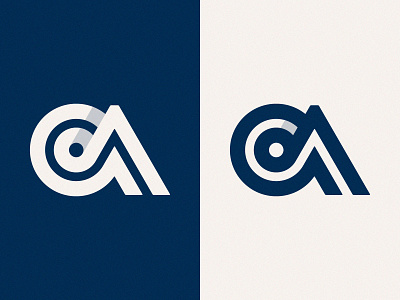 OA Monogram Version 1 line logo mark monogram oa symbol ui vector