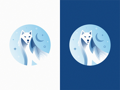 Arctic Wolf arctic wolf branding illustration logo mark symbol vector wolf