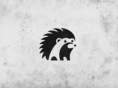 Hedgehog animal cute hedgehog logo mark symbol