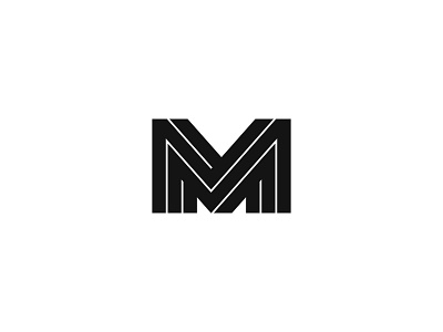 M logo m mark symbol