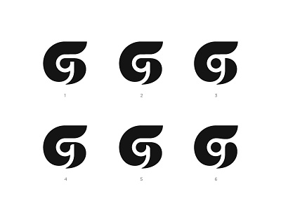 Gg gg logo mark monogram symbol