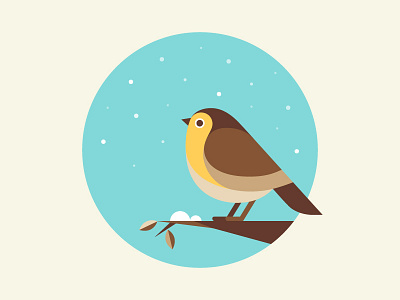 Sparrow bird illustration snow sparrow