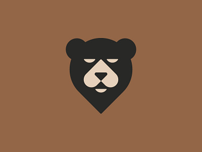 Bear bear logo mark symbol
