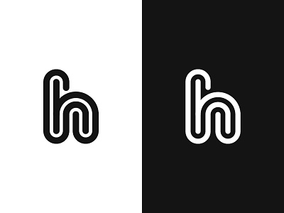 h h line logo mark symbol