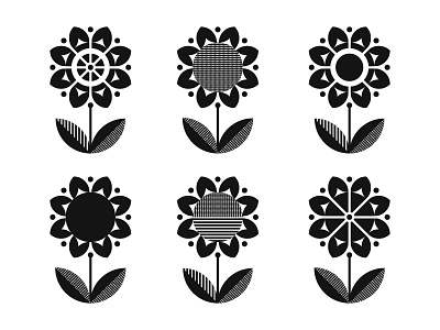 Flowers Version 1 flower flowers logo mark symbol