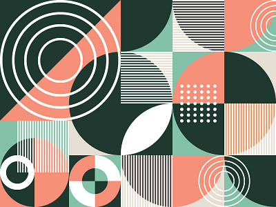 Geometric Abstract Pattern Version 2 abstract branding geometric illustration pattern