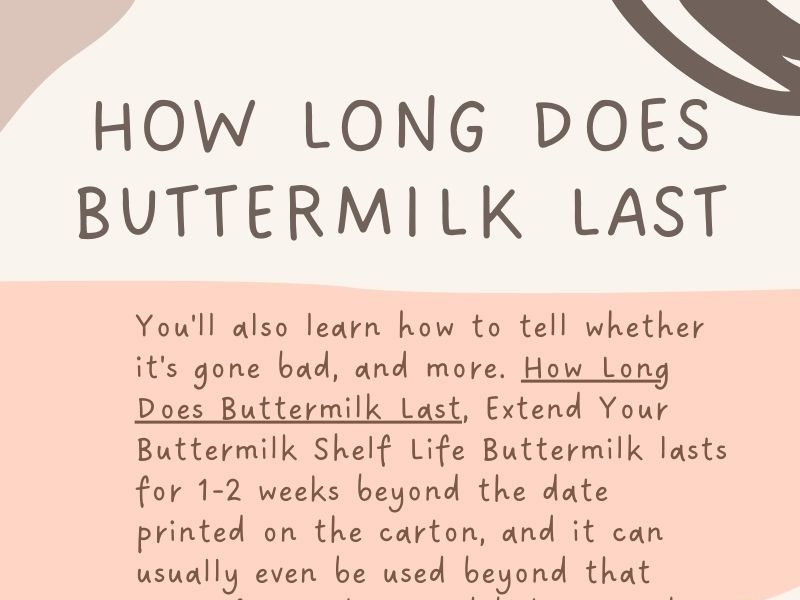 How Long Does Buttermilk Last by Make Lyfe on Dribbble