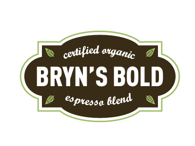 Bryn's Bold branding coffee food label logo