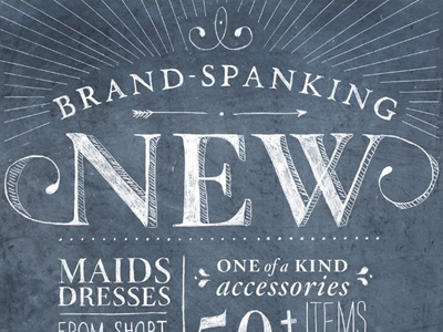 Brand Spanking New bhldn design email hand lettering