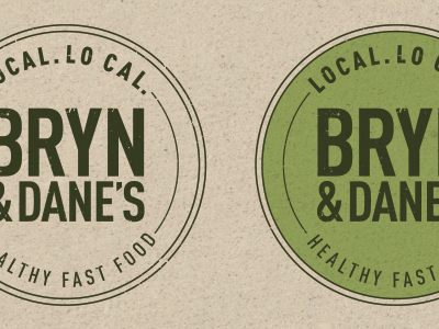 Rebranding Bryn branding brynanddanes food