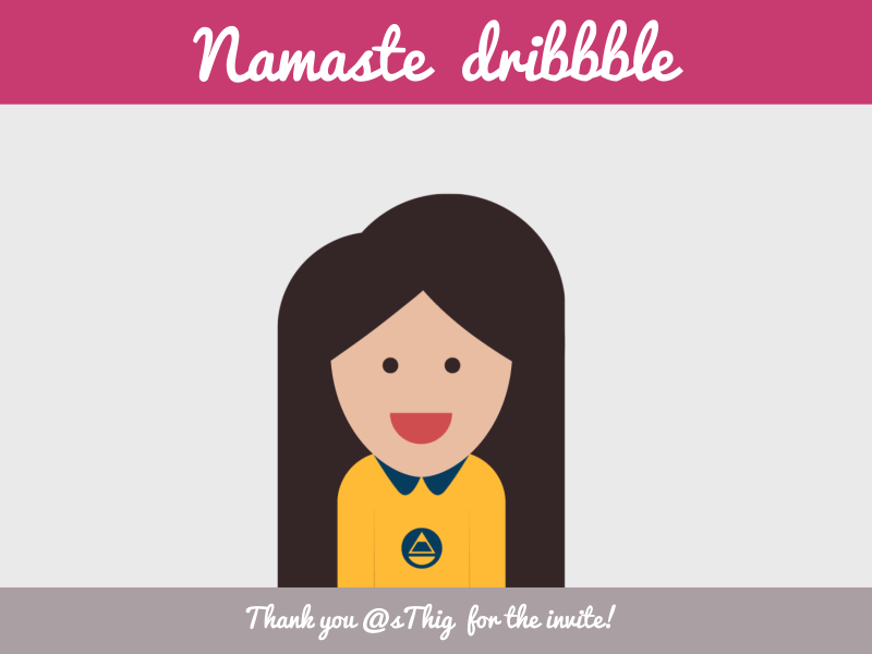 Namaste dribbble branding character design identity