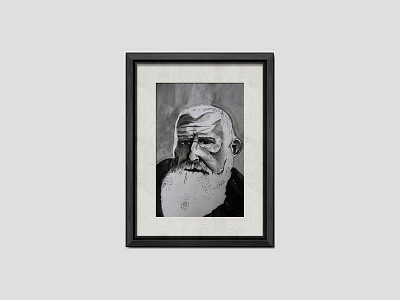 Claude Monet art artist blackandwhite claudemonet design frame frame mock up illustration painter photoshop portrait portrait art portrait painting sketch sketching water water color water colors watercolor watercolor painting