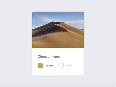 Mojave Theme Widget adobe xd adobexd animation apple dailyui dark design effects landscape light mac macos mojave theme ui user interface animation user interface design ux wallpaper widget