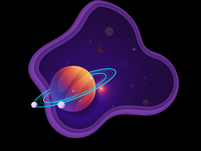 Fancy Planet animation graphic design illustration