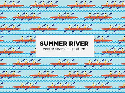 Summer river pattern