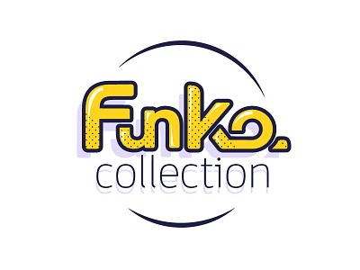 Funko collection - Logo collection funko funko pop funkopop game gaming logo logotype pop popart retro retro logo typography typography design typography logo yellow yellow logo