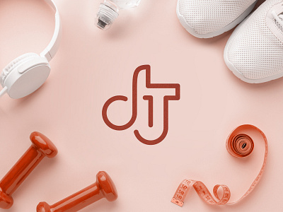 Fitness coach - Logo Monogram D & J