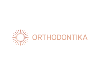 Orthodontika dental clinic letter monogram o orthodontic spiral twisted type