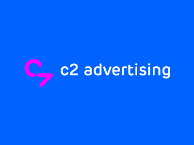 C2A advertising arrow letter c number