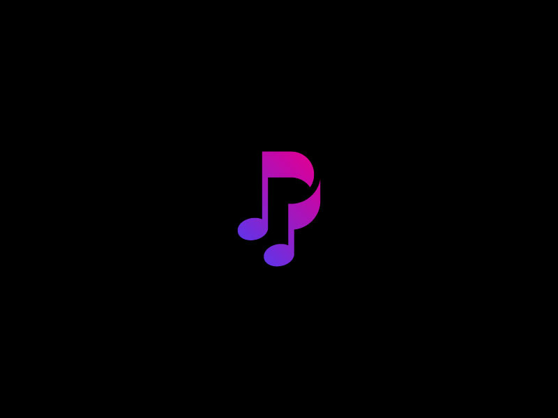 Guitar Prof education musical note letter p electric guitar
