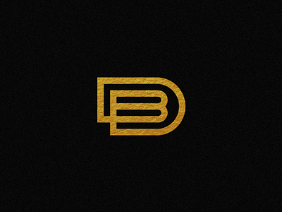 DB monogram logo logotype mark mono monogram